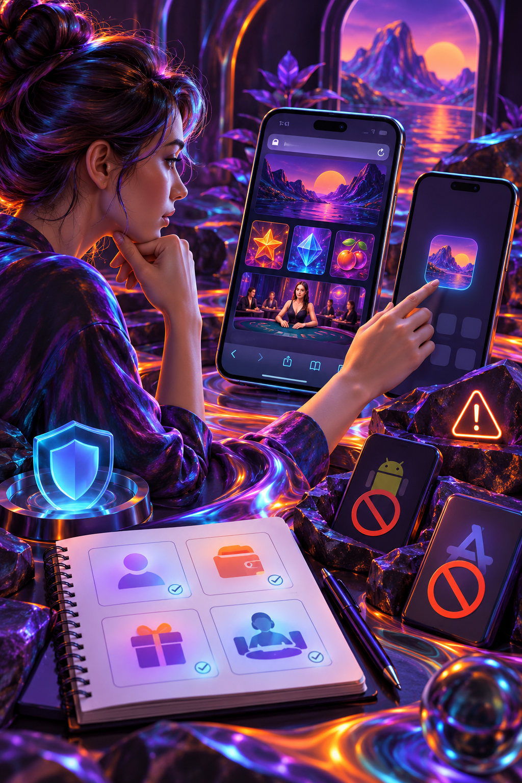 Research illustration: Is there a Lucky Ones casino app download?